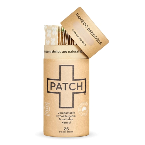 MON1197649CT - Nutricare - Adhesive Strip Patch&trade; 3/4 X 3 Inch Bamboo Rectangle Tan Sterile