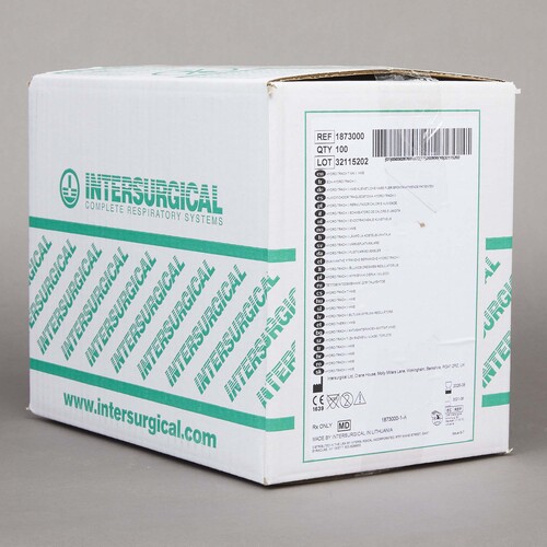 MON1200051CS - Intersurgical - Intersurgical Heat and Moisture Exchanger-Trach Hydro-Trach T range 13.2 mg H2O / L @ 500 VT 0.41 cm H20 @ 30 LPM