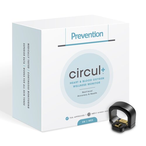 MON1201289EA - BodiMetrics - Prevention&reg; circul+&trade; Wellness Monitor Ring, Continuous Patient Monitoring- Blood Pressure, Oximetry, Heart Rate, Temperature- Battery Operated