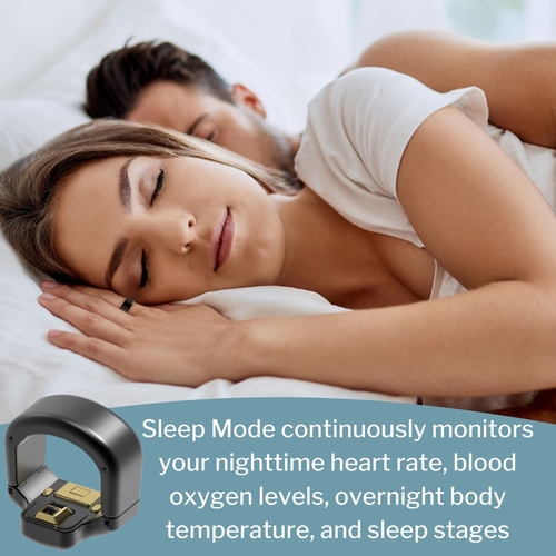 MON1201290EA - BodiMetrics - Prevention&reg; circul+&trade; Wellness Monitor Ring, Continuous Patient Monitoring- Blood Pressure, Oximetry, Heart Rate, Temperature- Battery Operated