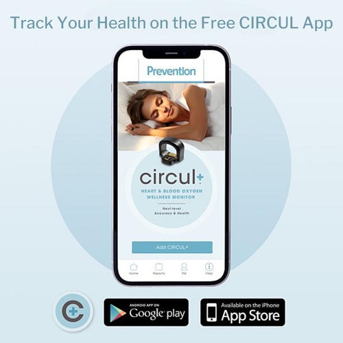 MON1201290EA - BodiMetrics - Prevention&reg; circul+&trade; Wellness Monitor Ring, Continuous Patient Monitoring- Blood Pressure, Oximetry, Heart Rate, Temperature- Battery Operated