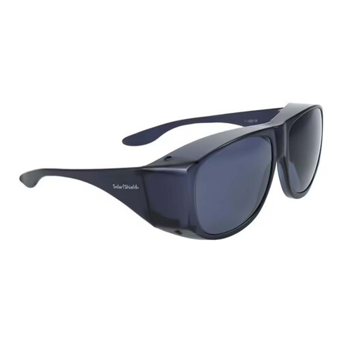 MON1202510EA - Dioptics - Dioptics Sunglasses SolarShield&reg; Fit Over Smoke Tint Polycarbonate Lens Black Frame Over Ear, 1/EA