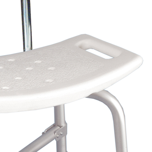 MON1205414CS - McKesson - Bath Bench Without Arms Aluminum Frame With Backrest 20 Inch Seat Width 500 lbs. Weight Capacity, 1 Case