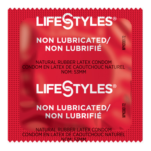 MON1206383CS - Sxwell USA - Condom Lifestyles Non Lubricated One Size Fits Most 1,008 per Case, 1 Case