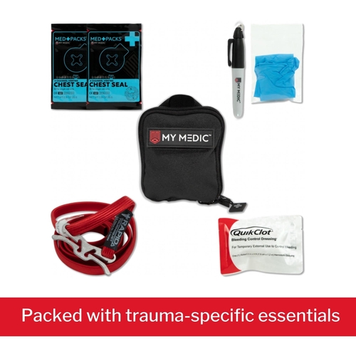 MON1207731EA - MyMedic - First Aid Kit for Everyday Use - Medical Supplies in Carrying Case, 1/EA
