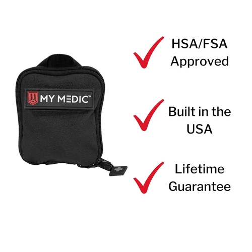 MON1207731EA - MyMedic - First Aid Kit for Everyday Use - Medical Supplies in Carrying Case, 1/EA