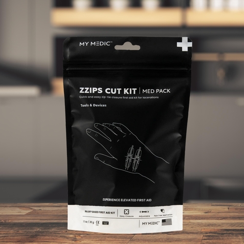MON1207747EA - MyMedic - Med Packs Zzips First Aid Kit for Cuts, Lacerations in Portable Pouch, 1/EA