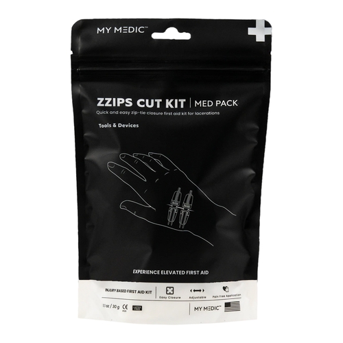 MON1207747EA - MyMedic - Med Packs Zzips First Aid Kit for Cuts, Lacerations in Portable Pouch, 1/EA