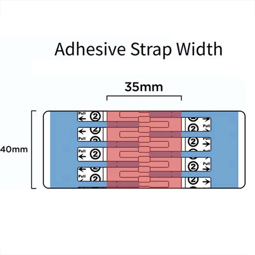 MON1210025BX - Clozex Medical - Clozex Medical Skin Closure Device Clozex 1-1/2 X 1-3/8 Inch Polyurethane, Polyester, Medical Grade Acrylic Interlaced Closure Strip Clear