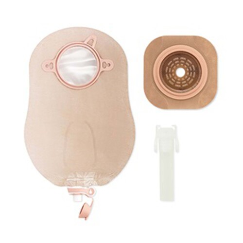 MON1214265EA - Hollister - Hollister Urostomy Pouch New Image&trade; Two-Piece System Flat, Trim to Fit Up to 2-1/4 Inch Stoma Drainable, 1/EA