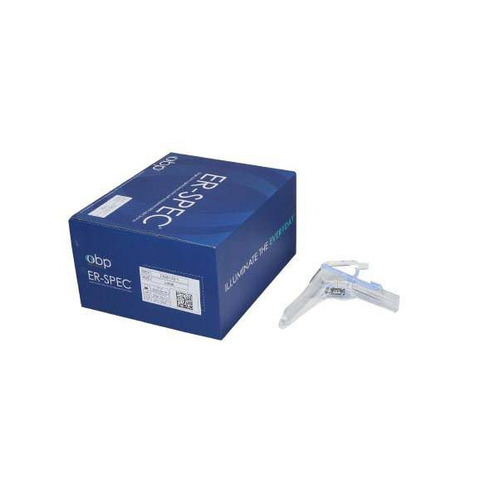 MON1216077BX - Cooper Surgical - Cooper Surgical Vaginal Speculum ER-SPEC Pederson NonSterile Office Grade Acrylic Large Double Blade Duckbill Disposable Built-In Light Source