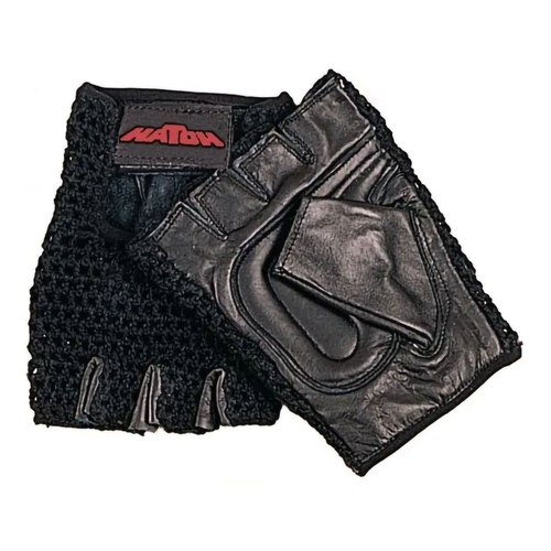 MON1217698PR - Performance Health - Performance Health Push Glove Hatch Half Finger Large Black Hand Specific Pair