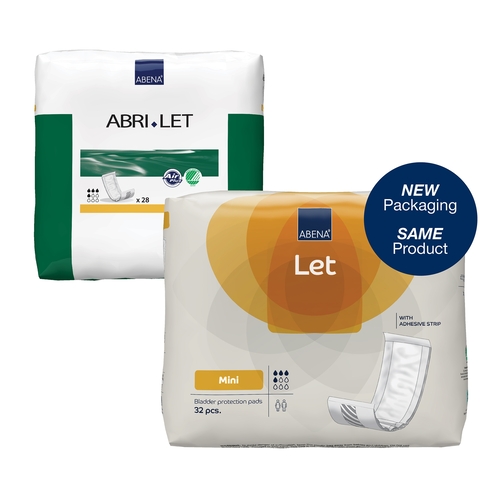 MON1218248CS - Abena - Incontinence Liner Abri-Let Mini, 5.5 x 15", Light Absorbency, Fluff / Polymer Core, One Size Fits Most, 288 EA/CS