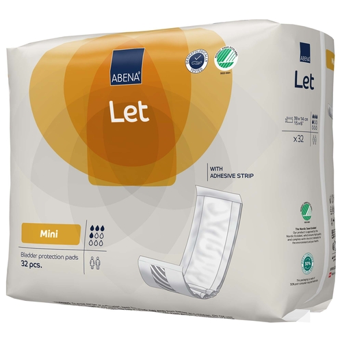 MON1218248CS - Abena - Incontinence Liner Abri-Let Mini, 5.5 x 15", Light Absorbency, Fluff / Polymer Core, One Size Fits Most, 288 EA/CS