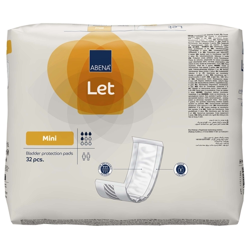 MON1218248CS - Abena - Incontinence Liner Abri-Let Mini, 5.5 x 15", Light Absorbency, Fluff / Polymer Core, One Size Fits Most, 288 EA/CS