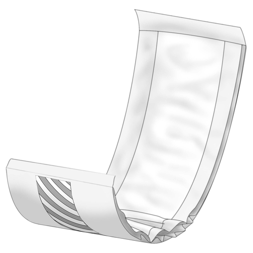 MON1218248CS - Abena - Incontinence Liner Abri-Let Mini, 5.5 x 15", Light Absorbency, Fluff / Polymer Core, One Size Fits Most, 288 EA/CS