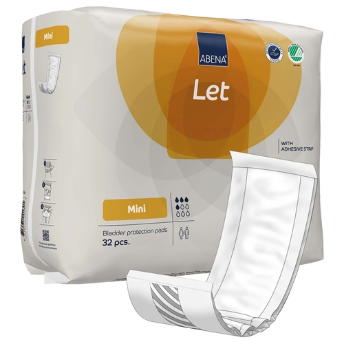 MON1218248CS - Abena - Incontinence Liner Abri-Let Mini, 5.5 x 15", Light Absorbency, Fluff / Polymer Core, One Size Fits Most, 288 EA/CS