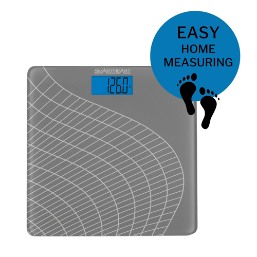 MON1218868CS - Veridian Healthcare LLC - Veridian Healthcare LLC Floor Scale Veridian Digital Display 438 lbs. / 199 kg Capacity Gray Battery Operated