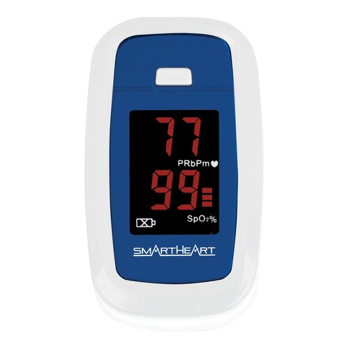 MON1218872CS - Veridian Healthcare LLC - Veridian Healthcare LLC Fingertip Pulse Oximeter SmartHeart Adult, 48 per Case