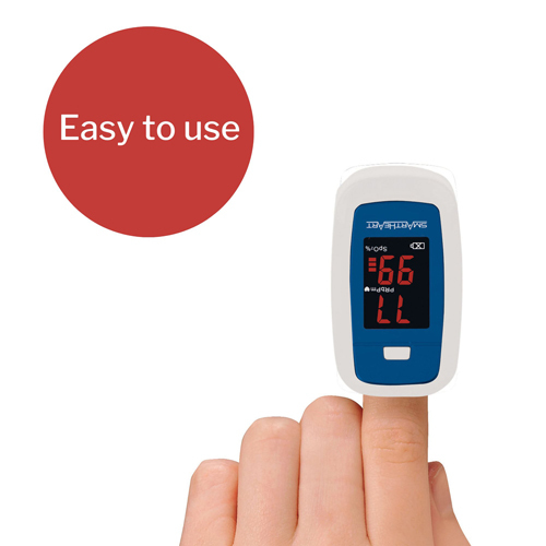 MON1218872CS - Veridian Healthcare LLC - Veridian Healthcare LLC Fingertip Pulse Oximeter SmartHeart Adult, 48 per Case