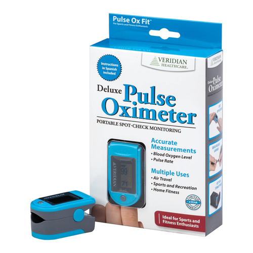 MON1218873EA - Veridian Healthcare LLC - Veridian Healthcare LLC Fingertip Pulse Oximeter SmartHeart Adult, 1 Each