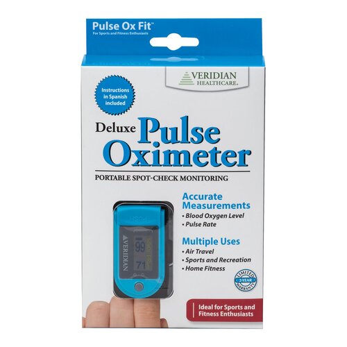 MON1218873EA - Veridian Healthcare LLC - Veridian Healthcare LLC Fingertip Pulse Oximeter SmartHeart Adult, 1 Each