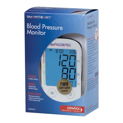 MON1218876CS - Veridian Healthcare LLC - Veridian Healthcare LLC Home Automatic Digital Blood Pressure Monitor Veridian Multiple Sizes Nylon Cuff 2230 cm to 3042 cm Desk Model