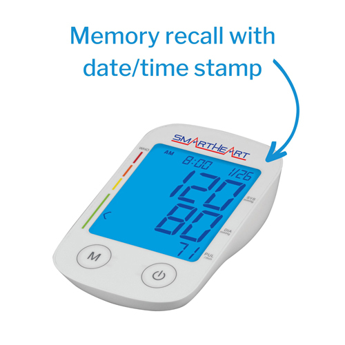 MON1218876CS - Veridian Healthcare LLC - Veridian Healthcare LLC Home Automatic Digital Blood Pressure Monitor Veridian Multiple Sizes Nylon Cuff 2230 cm to 3042 cm Desk Model