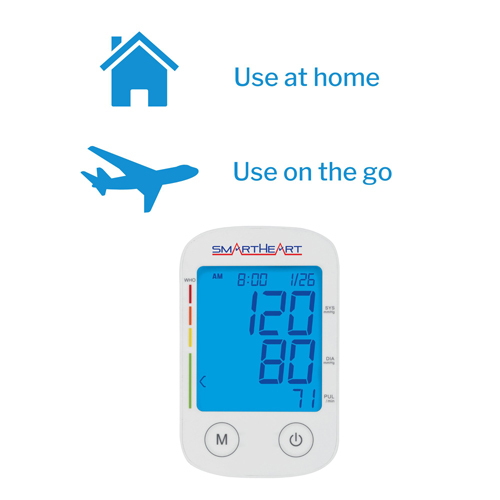 MON1218876CS - Veridian Healthcare LLC - Veridian Healthcare LLC Home Automatic Digital Blood Pressure Monitor Veridian Multiple Sizes Nylon Cuff 2230 cm to 3042 cm Desk Model