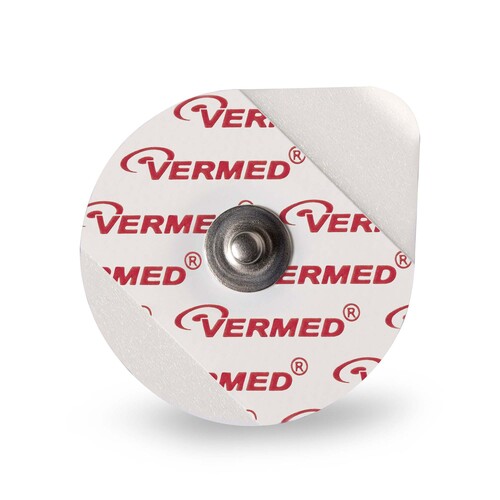 MON1219265CS - Graphic Controls Industrial - Graphic Controls Industrial ECG Stress Electrode Performance Plus Snap Connector Foam Backing Adult Non-Radiolucent 60 per Pack