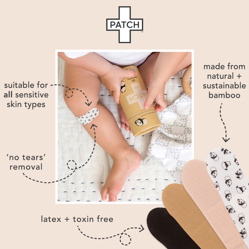 MON1219439TU - Nutricare - Nutricare Adhesive Strip Patch 3/4 X 3 Inch Bamboo Rectangle Tan Sterile, 25 EA/TU