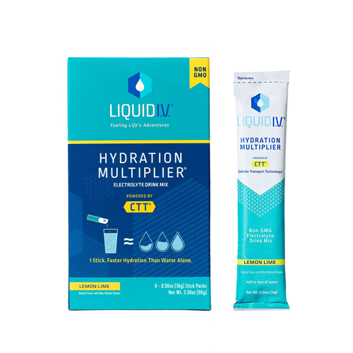 MON1220418CS - Emerson Healthcare - Emerson Healthcare Oral Electrolyte Solution Liquid I.V. Hydration Multiplier Lemon-Lime Flavor 0.56 oz. Electrolyte, 72 per Case
