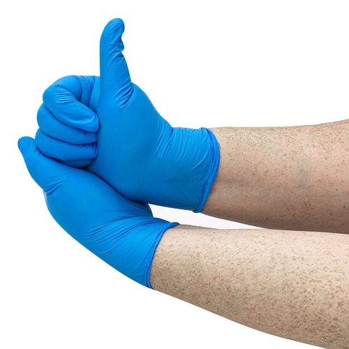 MON1221127BX - Concentric Health Alliance - Exam Glove Concentric X-Large NonSterile Nitrile Standard Cuff Length Blue Not Rated, 1 EA/BX
