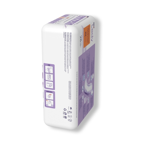 MON1222535PK - TZMO - TZMO Bladder Control Pad Seni Lady Moderate 10 Inch Length Moderate Absorbency Superabsorbant Core One Size Fits Most, 28 EA/PK