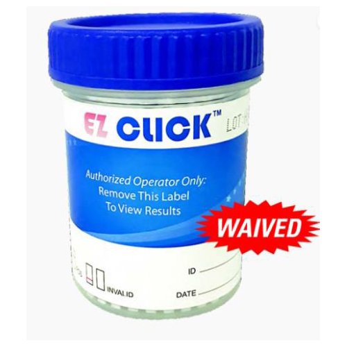 MON1225297BX - Hemosure - Hemosure Drugs of Abuse Test Kit EZ Click AMP, BAR, BUP, BZO, COC, mAMP/MET, MDMA, MOR, MET, OXY, PCP, THC (pH, Oxidants, SG) 25 Tests CLIA Waived