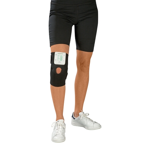 MON1226081EA - Veridian Healthcare LLC - Veridian Healthcare LLC TENS Unit with Heat Conductive Knee Wrap, Single-Channel, 1/EA