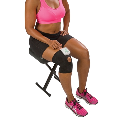 MON1226081EA - Veridian Healthcare LLC - Veridian Healthcare LLC TENS Unit with Heat Conductive Knee Wrap, Single-Channel, 1/EA