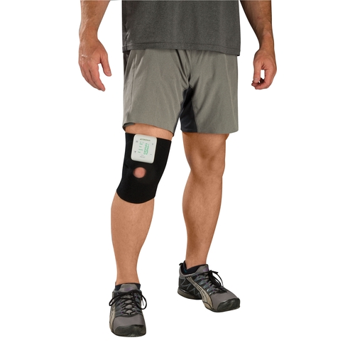 MON1226081EA - Veridian Healthcare LLC - Veridian Healthcare LLC TENS Unit with Heat Conductive Knee Wrap, Single-Channel, 1/EA