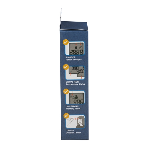MON1226087EA - Veridian Healthcare LLC - Veridian Healthcare LLC Non-Contact Infrared Skin Surface Thermometer, Handheld, 1/EA