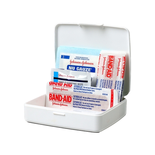 MON1228778EA - Johnson & Johnson - First Aid Kit Johnson and Johnson to Go Plastic Case