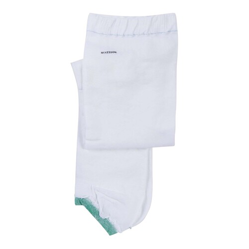 MON1229441CS - McKesson - McKesson Anti-embolism Stocking Knee High Small / Regular White Inspection Toe