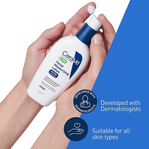 CeraVe PM Facial Moisturizing Lotion 3本 Amazon.com: CeraVe PM Facial Moisturizing Lotion, Night