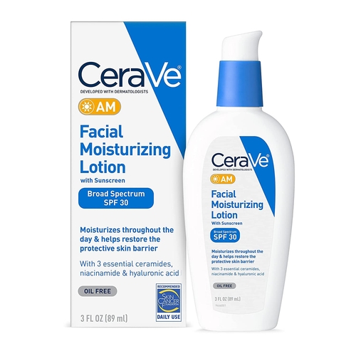 CeraVe AM Facial Moisturizer with Sunscreen CeraVe® AM 3 oz. Pump