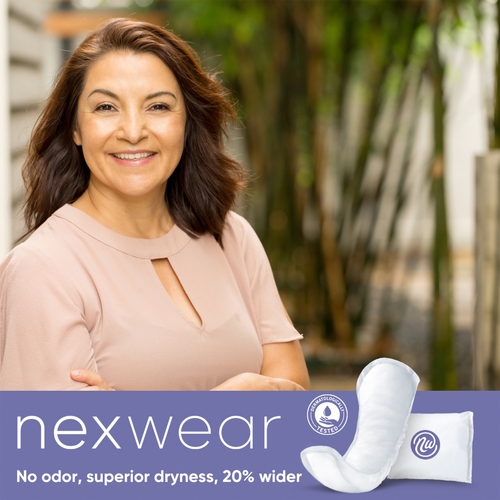 MON1230170PK - Nexwear - Nexwear Bladder Control Pad - Ultimate 15-3/4" Length Heavy Absorbency Polymer Core, One Size Fits Most, 30/PK