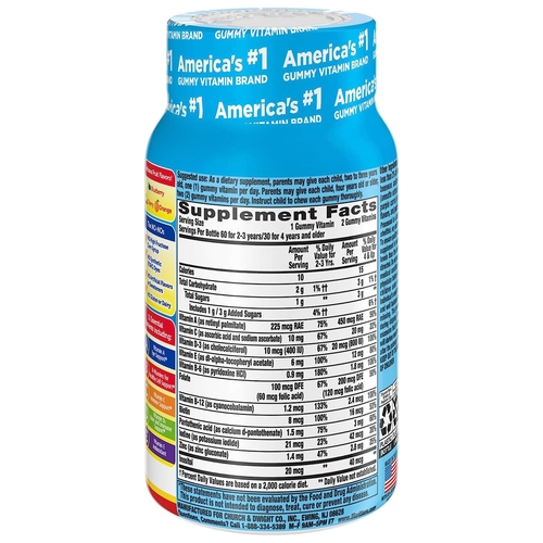 MON1231273BT - Church & Dwight - Multivitamin Supplement L'il Critters&reg;
