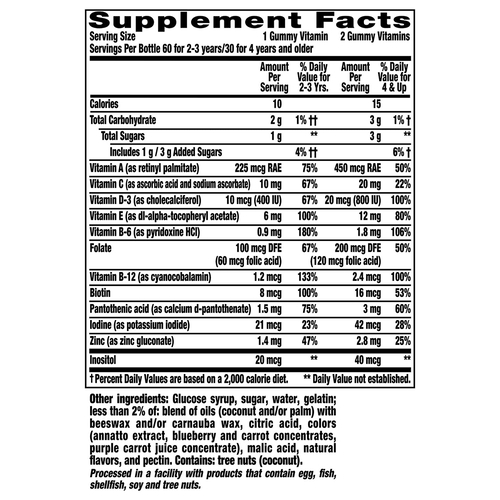 MON1231273BT - Church & Dwight - Multivitamin Supplement L'il Critters&reg;