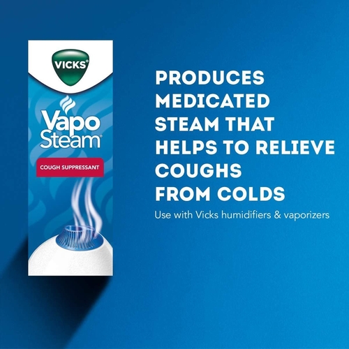 MON1231667EA - Procter & Gamble - Cough Suppressent Vicks&reg; VapoSteam&reg; Inhilation Solution 8 oz.