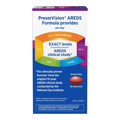 MON1231919BT - Bausch & Lomb - Vitamin Supplement PreserVision&reg; Areds 2