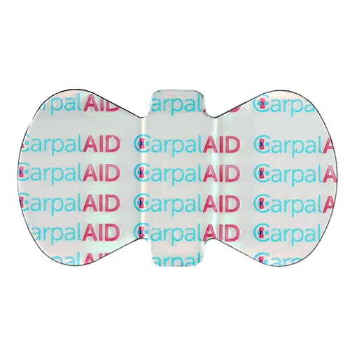 MON1233611CS - Carpal AID LLC - Carpal AID LLC Carpal AID Patch Hand-Based Carpal Tunnel Support, Plastic, Left or Right Hand, Clear, Small, 20/PK, 48PK/CS