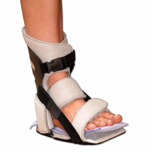 MON1234340CS - Brown Medical - Brown Medical Plantar Fasciitis Night Splint with Ice Pack Nice Stretch&reg; Original with Polar Ice&reg; Medium Buckle / Hook and Loop Closure Male 5 to 8 / Female 6 to 9 Left or Right Foot